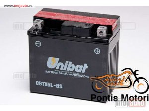 polovni delovi  Akumulator za motocikl Unibat CBTX5L-BS