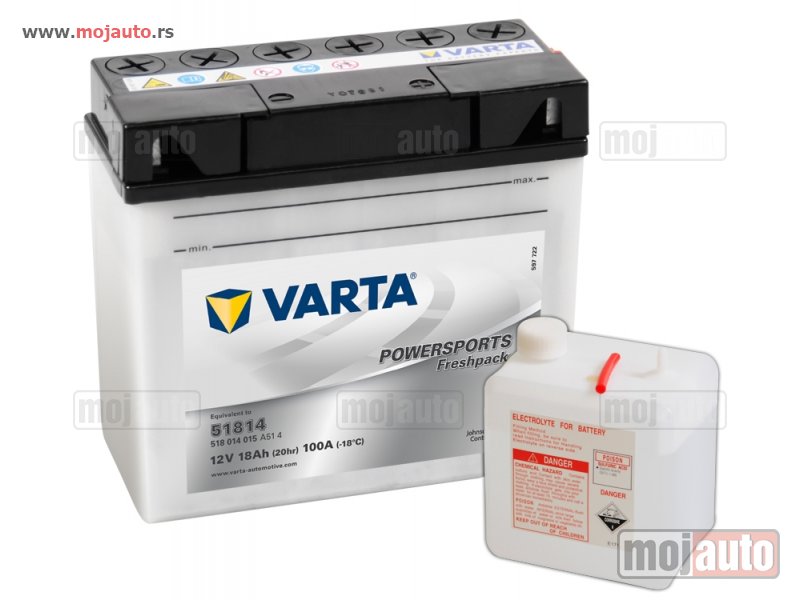 Glavna slika -  Akumulator Varta 51814 - MojAuto