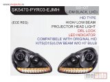 NOVI: delovi  Devil Eye farovi PORSCHE CAYENNE BLACK MK1 03-07, LED INDICATOR!!!