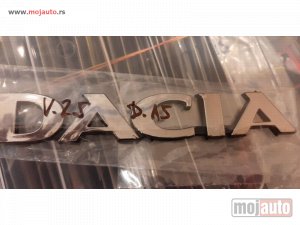 NOVI: delovi  Dacia natpisi/oznake samolepljivi 3m...