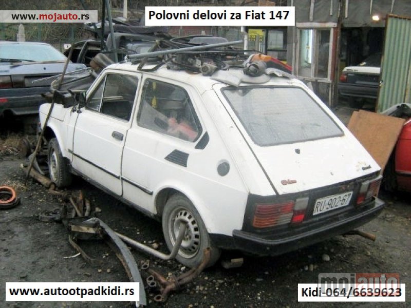 Glavna slika -  Polovni delovi za Fiat 147 - MojAuto