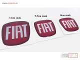 NOVI: delovi  Znak Fiat silikonski stiker - vise dimenzija