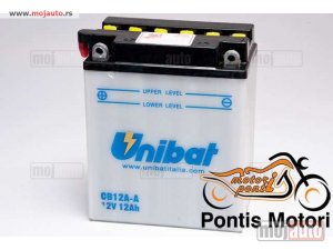 polovni delovi  Akumulator za motocikl Unibat CB12A-A