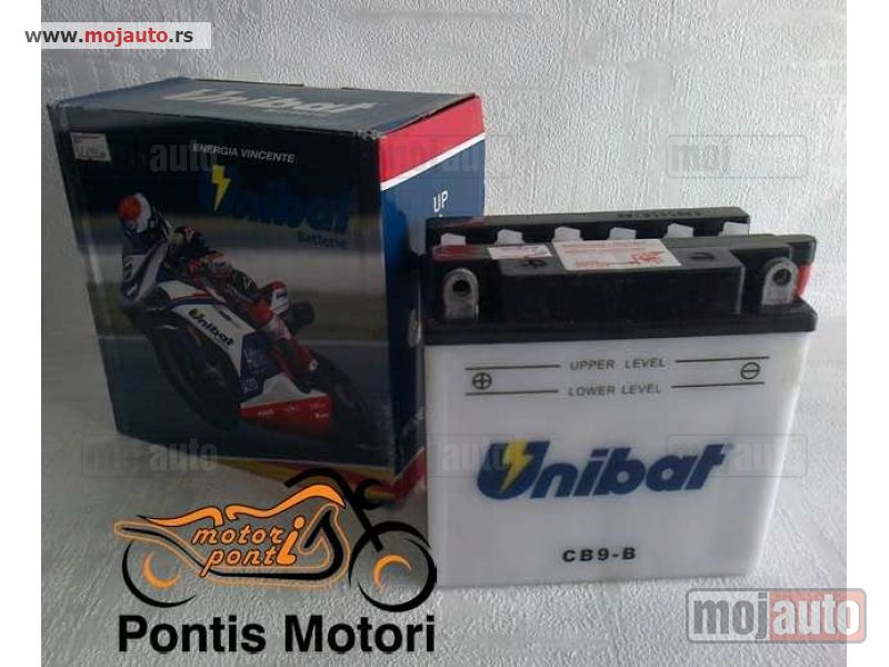 Glavna slika -  Akumulator za motocikl Unibat CB9-B - MojAuto