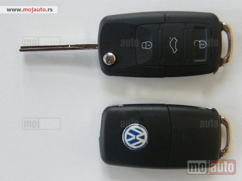 Glavna slika -  Kuciste za kljuc za VW Golf 5, 6 itd - MojAuto