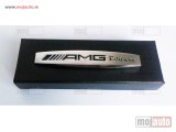 NOVI: delovi  AMG metalni znak samolepljiv