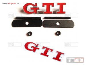 Glavna slika -  GTI znakovi prednji + zadnji komplet - MojAuto