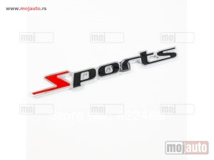 Glavna slika -  Sports znak samolepljiv metalni - MojAuto