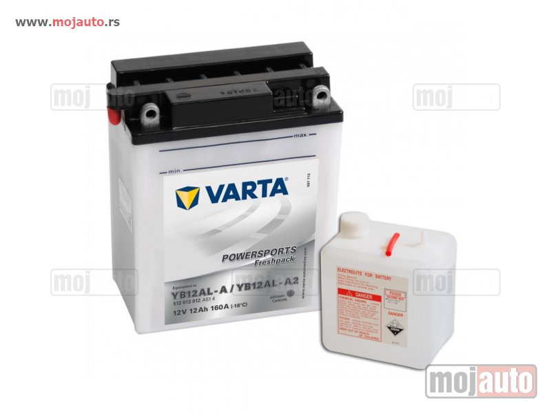 Glavna slika -  Akumulator Varta YB12AL-A2 - MojAuto