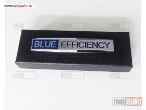 Glavna slika -  Blue Efficiency metalni znak samolepljiv - MojAuto