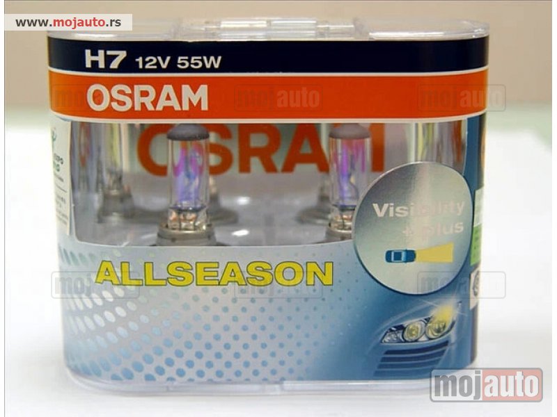 Glavna slika -  OSRAM H7 ALLSEASON + ZUTA/3000K - MojAuto