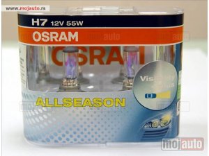 NOVI: delovi  OSRAM H7 ALLSEASON + ZUTA/3000K