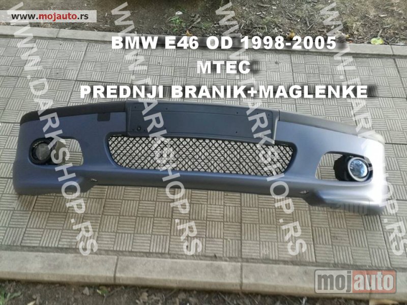 Glavna slika -  BMW E46 MTEC PREDNJI BRANIK SA MAGLENKAMA - MojAuto
