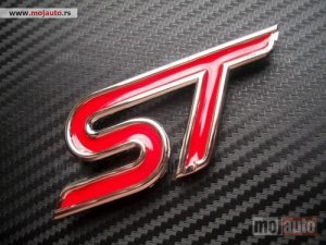 Glavna slika -  ST Ford metalni znak - samolepljiv - MojAuto