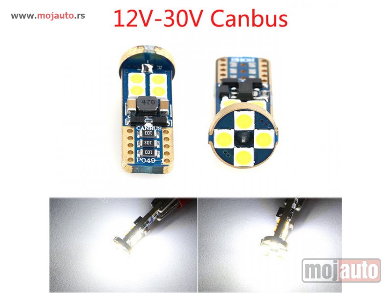Glavna slika -  Led diode ubodne T10 CANBUS GOLD - MojAuto