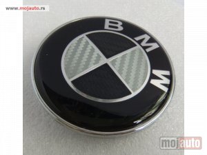Glavna slika -  Bmw znak karbon 82mm - MojAuto