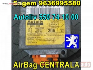 polovni delovi  AirBag CENTRALA Autoliv 550 74 10 00 Peugeot Sagem 9636995580