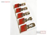 NOVI: delovi  Audi znakovi S3, S4, S5, S6, S8 - samolepljivi