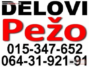 polovni delovi  Pezo DELOVI Peugeot 106 107 206 207 208 306 307 308 406 607 807