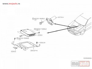 Glavna slika -  Nissan Almera I N15 Senzor Radilice 95-00, NOVO - MojAuto