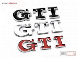 Glavna slika -  GTI znak samolepljiv - MojAuto