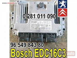 polovni delovi  Kompjuter Bosch EDC16C3 Pežo 0 281 011 090 Peugeot 307 1.4 HDI Citroen