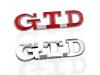 Slika 1 -  Samolepljiv znak GTD - metalni - MojAuto