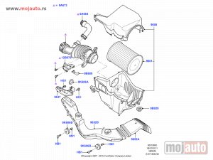 Glavna slika - Ford Focus II 1.6TDCI Crevo Turbine Protokomera 04-12, NOVO - MojAuto