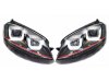 Slika 1 -  Devil Eye farovi GOLF 7 BLACK, RED LINE 12-UP DRL !!! - MojAuto