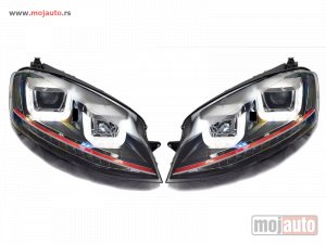 NOVI: delovi  Devil Eye farovi GOLF 7 BLACK, RED LINE 12-UP DRL !!!