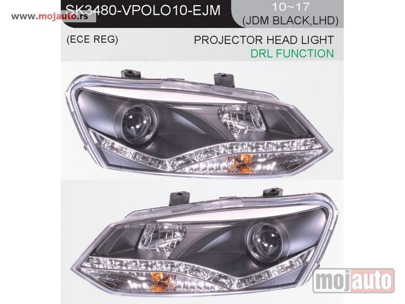 Glavna slika -  Devil Eye farovi POLO BLACK 10-17 DRL!!! - MojAuto