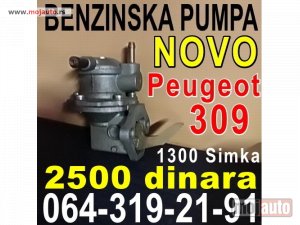 Glavna slika -  Peugeot 309 Benzinska PUMPA 1300 Simka NOVA 2500 dinara - MojAuto