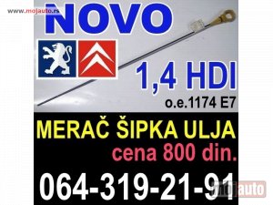 Glavna slika - 1,4 HDI MERAČ ŠIPKA ULJA NOVO 800 din. Peugeot Pežo Citroen o.e.1174E7 - MojAuto