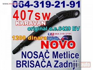 NOVI: delovi  Nosač Metlice BRISAČA Zadnji Peugeot 407 sw karavan NOVO 1200 din.