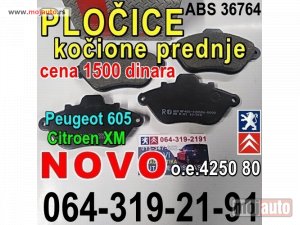 Glavna slika -  PLOČICE Pežo 605 Peugeot Citroen XM - MojAuto