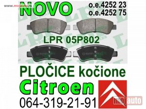 Glavna slika - PLOČICE Citroen C2 C3 C4 DS3 Berlingo Xsara Picasso - MojAuto