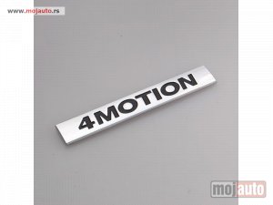 NOVI: delovi  4 Motion znak samolepljiv - metalni