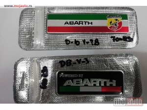 Glavna slika - abarth nalepnice samolepljive 2 modela - MojAuto