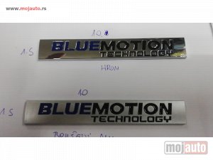 Glavna slika - vw bluemotion metalna oznaka samolepljiva/3m - MojAuto