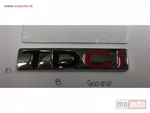 Glavna slika - ford tdci metalna nalepnica samolepljiva 3m. dimenzija:8x1,5cm. cena:600 rsd/komad. - MojAuto