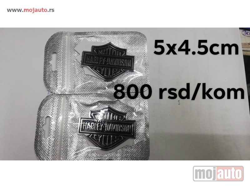 Glavna slika -  harley-davidson amblem samolepljivi. dimenzija:5x4,5cm. - MojAuto