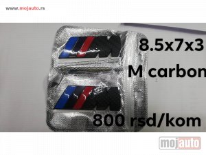 Glavna slika - bmw m bedž carbon crni/mat - MojAuto