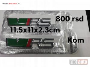 Glavna slika - škoda vrs bedž metalni/3m lepak. 2 modela: - MojAuto