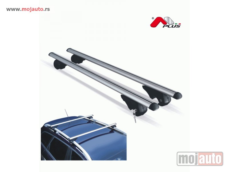 Glavna slika -  krovni nosač alu za vozila sa reilom i suv vozila - MojAuto