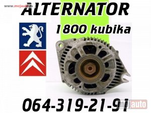 Glavna slika -  1800 ALTERNATOR Pežo Peugeot Citroen 1,8 - MojAuto