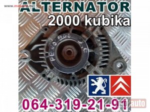 Glavna slika -  2000 ALTERNATOR Pežo Peugeot Citroen 2,0 - MojAuto