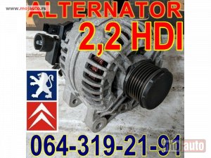 Glavna slika -  2,2 HDI ALTERNATOR Pežo Peugeot Citroen - MojAuto