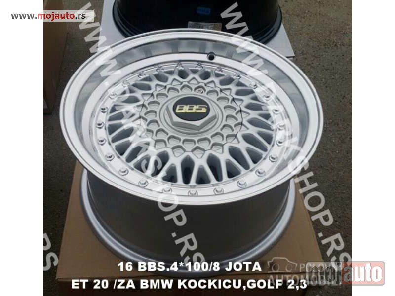 Glavna slika -  16 BBS ALUFELNE 4X100,4X108/8 I 9 JOTAJOTA/ET 20. - MojAuto