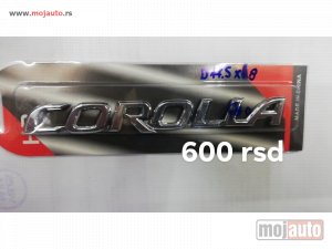 Glavna slika - toyota corolla auto oznaka/natpis - MojAuto