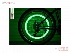 Glavna slika - led svetlece kapice ventila na baterije/zelene,crvene,bele,roze - MojAuto